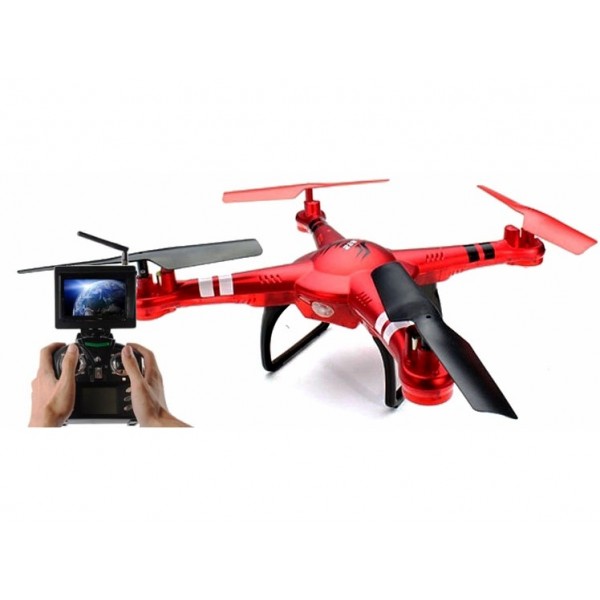 

Квадрокоптер на р/у с камерой FPV система WL Toys Q222G Spaceship5,8 ГГц Красный