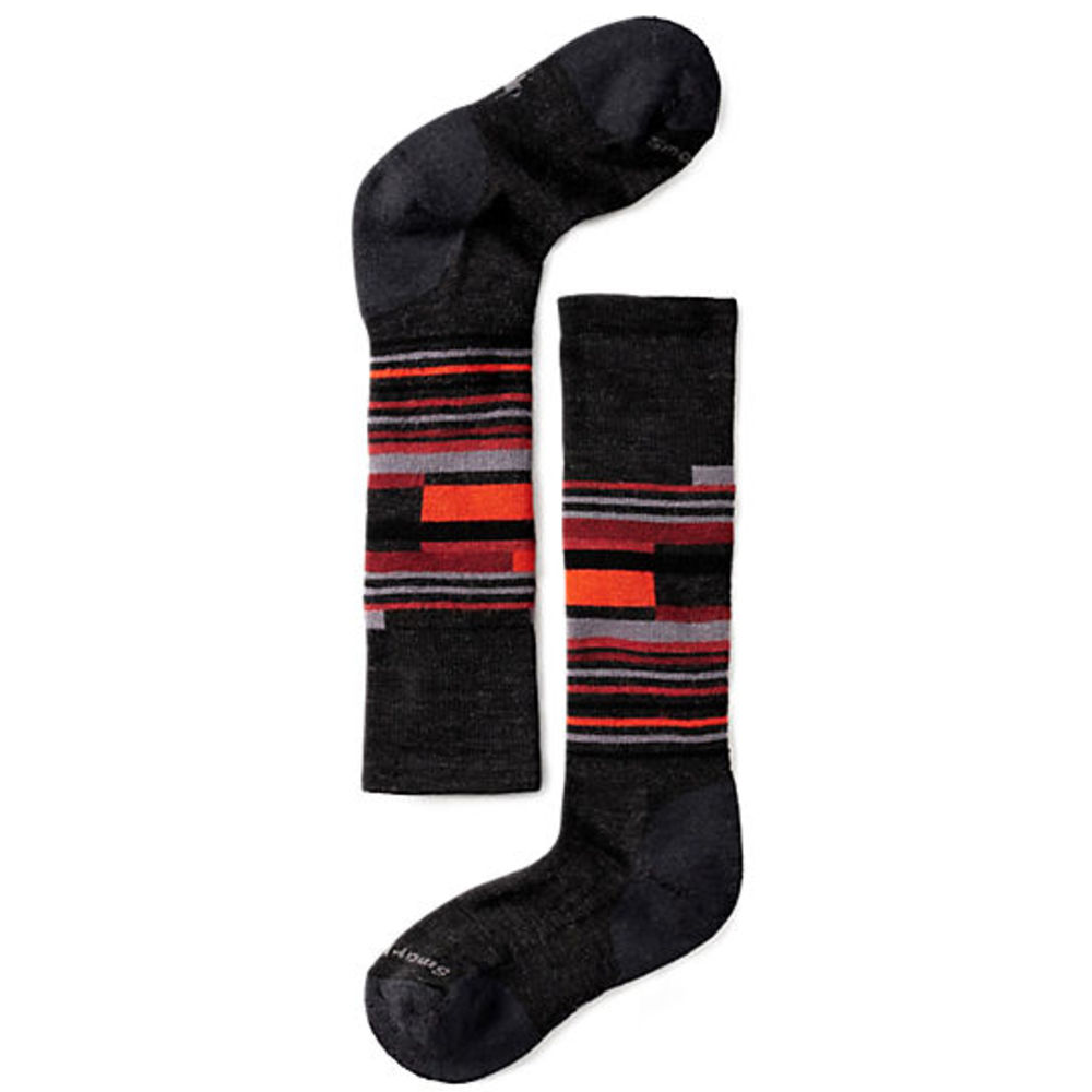 

Термошкарпетки дитячі Smartwool Kid's Wintersport Stripe (Charcoal/Bright Orange) S (26-28) (SW SW19