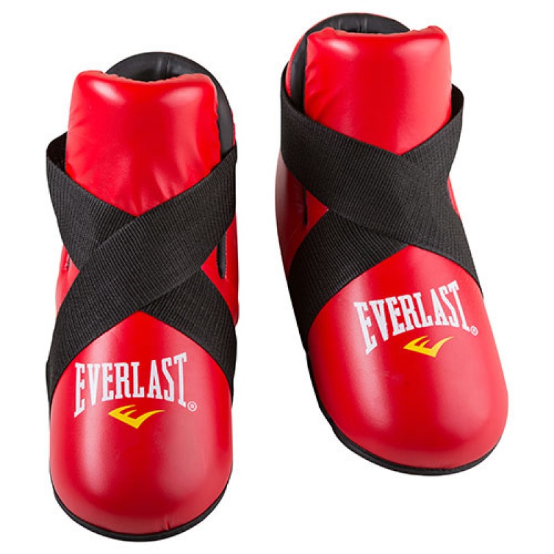 

Футы для единоборств Everlast XS красные, код: KS/EV-XS1-WS
