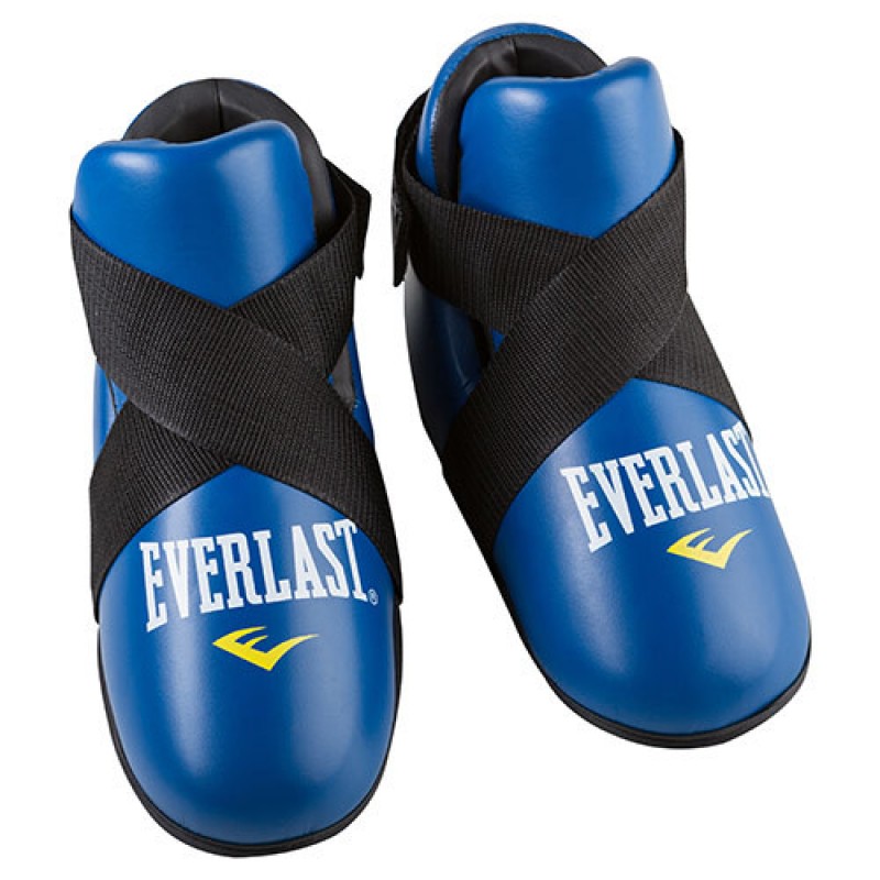 

Футы для единоборств Everlast L синий, код: KS/EV-L2-WS