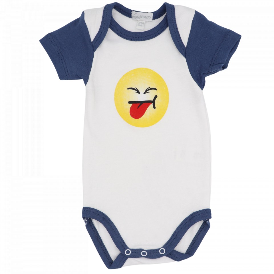 

Боди-футболка Liabel Mr. Happy, 3 шт, 0-1 мес, 51-54 см, 3 кг, синий, белый (8051820227452)