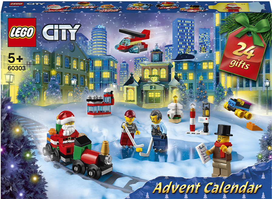 

Конструктор LEGO City Новогодний адвент-календарь 349 деталей (60303)