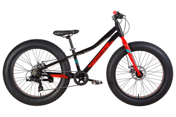 

Велосипед 24" Formula PALADIN 2021 (черно-красный с бирюзовым)