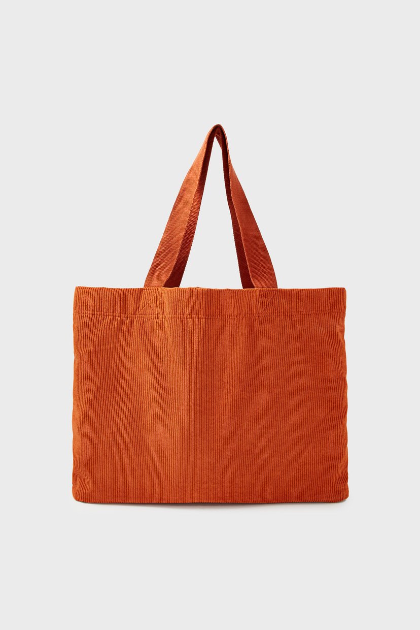 

Женская терракотовая вельветовая сумка Cord Shopper Accessorize OS 190085