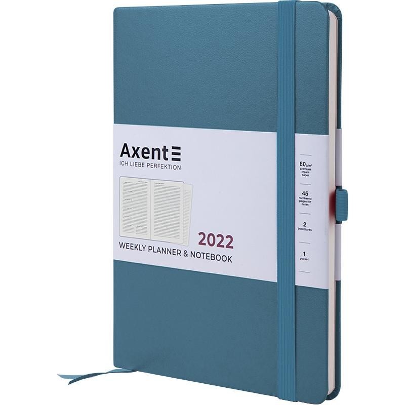 

Еженедельник 2022 Prime Strong 145х210 в твёрдой обложке Индиго Axent