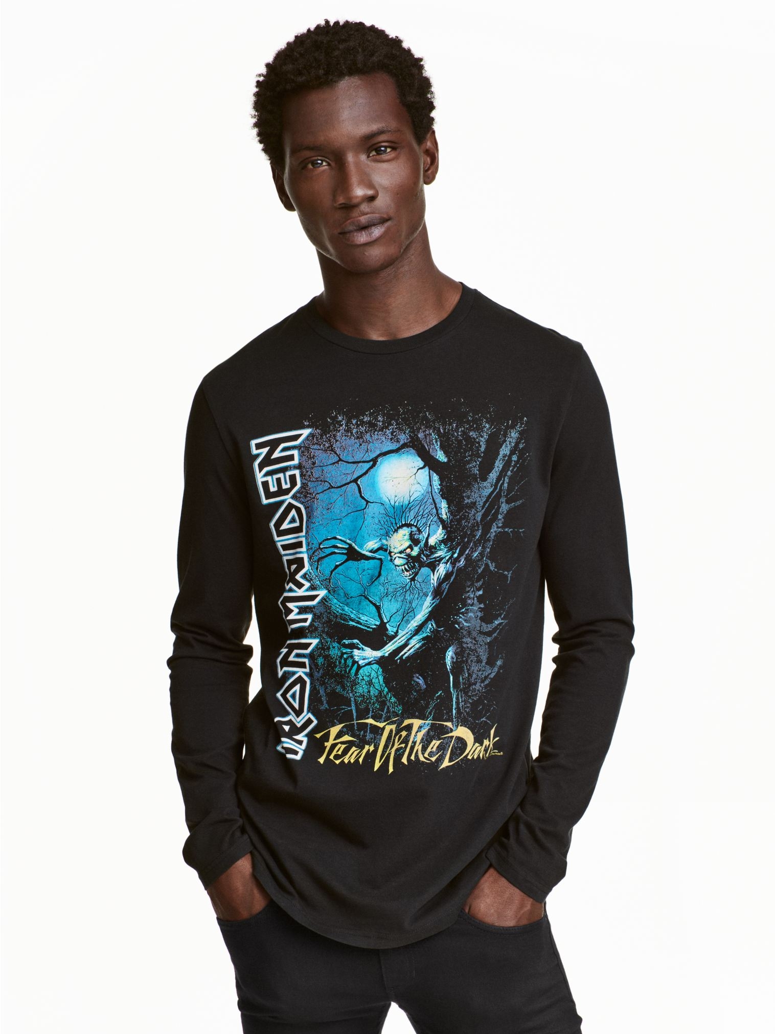 

Лонгслив H&M 6991310 S Черный