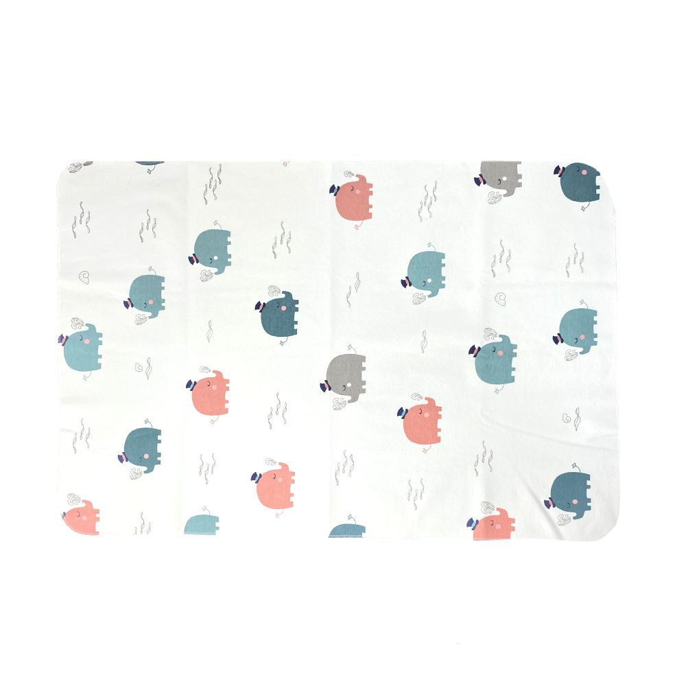 

Многоразовые пеленки для детей бамбуковые 50*75 Bambi PB20 (Слоны)