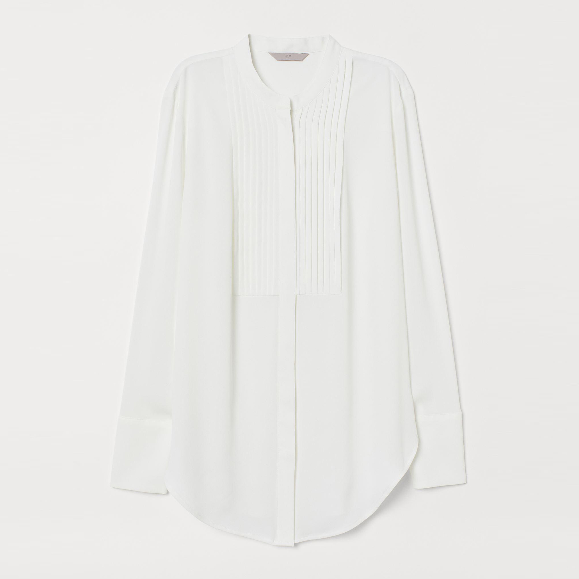 

Блузка H&M XAZ206303QSFE 38 Белая
