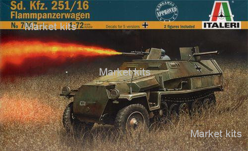 

Самоходный огнемет Sd. Kfz.251/16 "Flammpanzerwagen" 1:72 ITALERI (IT7067)