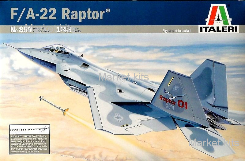 

Истребитель F-22 "Raptor" 1:48 ITALERI (IT0850)