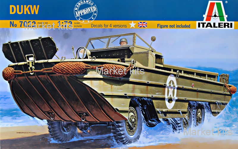 

Амфибийное транспортное средство DUKW 1:72 ITALERI (IT7022)