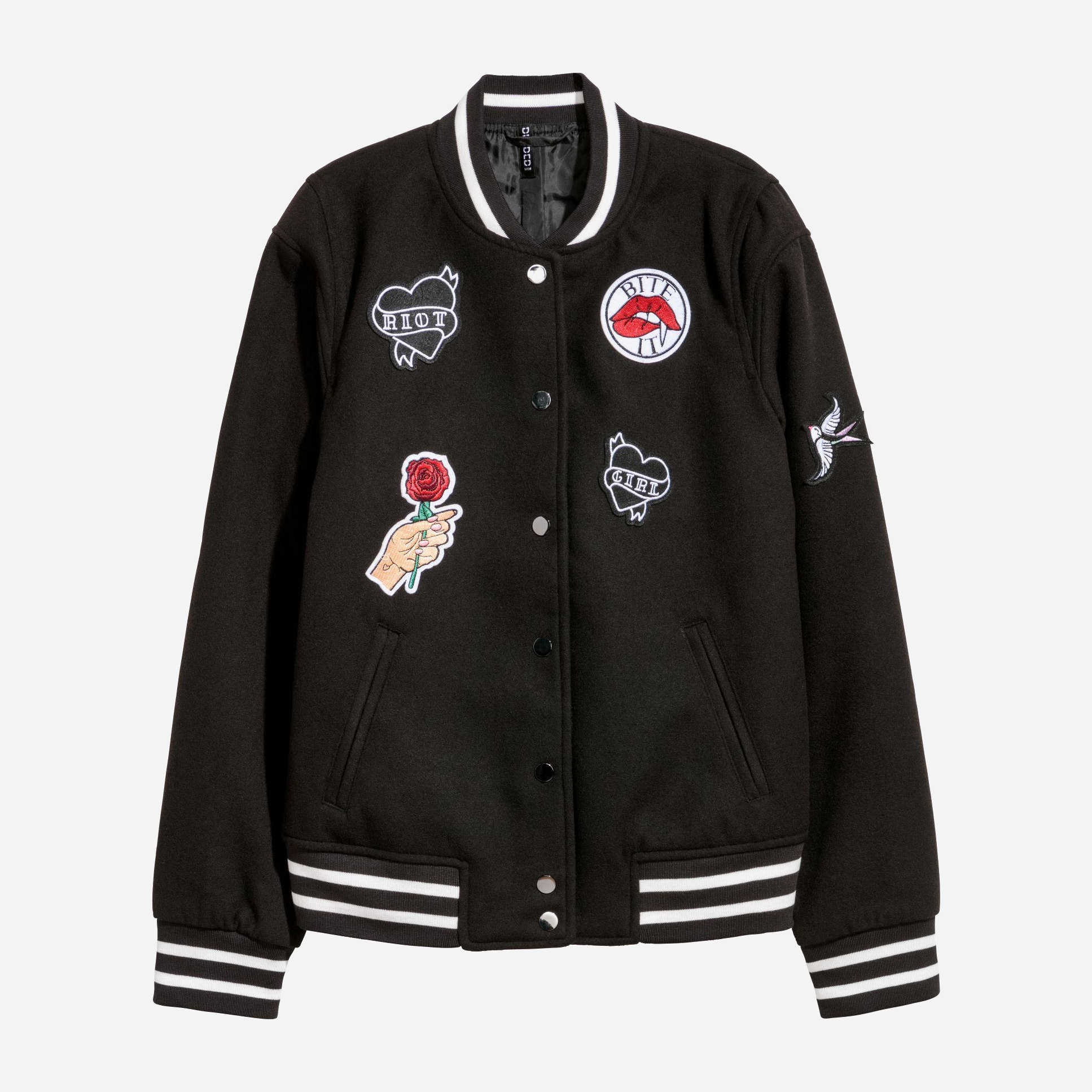 

Бомбер H&M XAZ153295KLRU 44 Черный