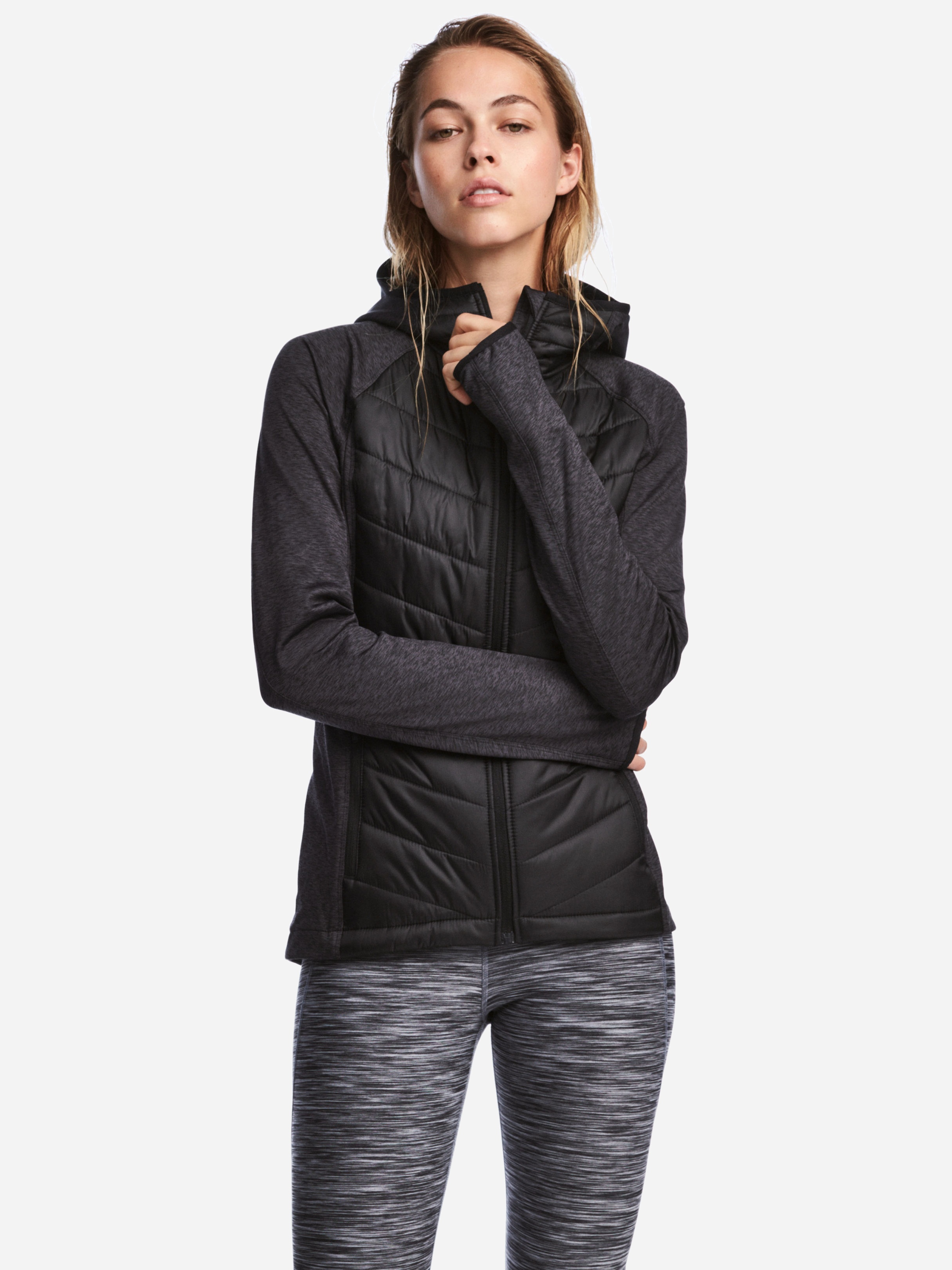 

Ветровка H&M XAZ071896DQXJ M Черная с темно-серым