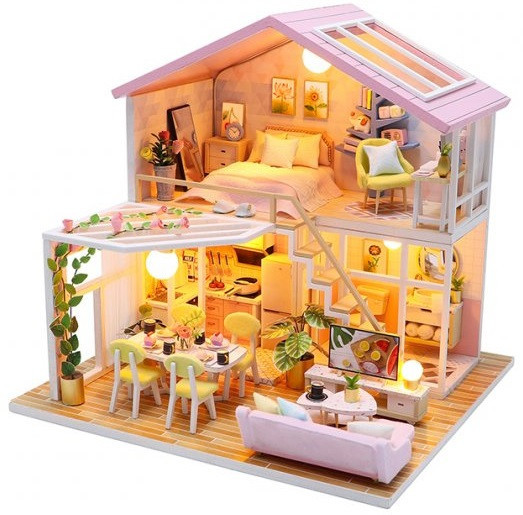 

3D конструктор интерьерный DIY mini house MD 2505 М2001