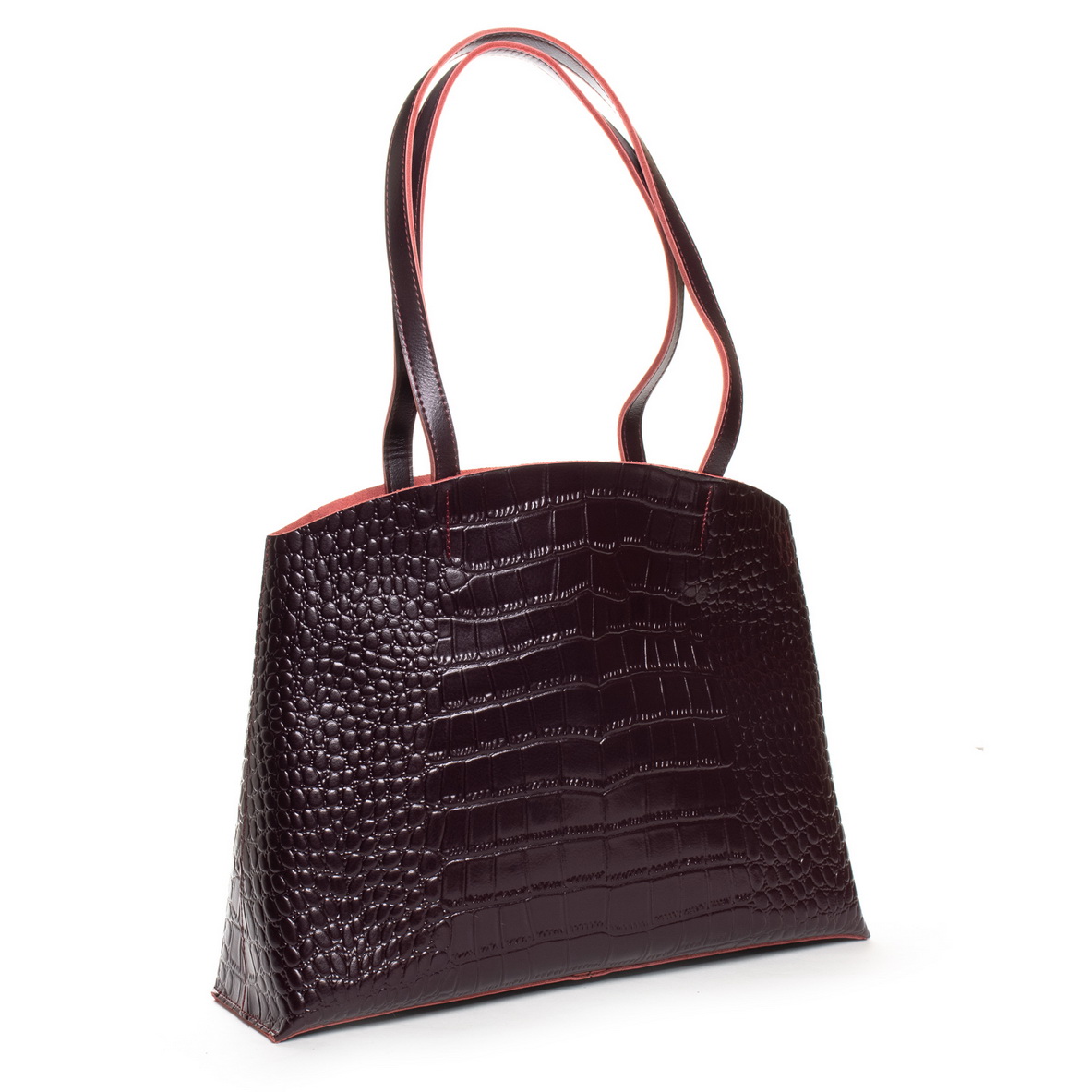 

Женская сумка из натуральной кожи ALEX RAI 13-9506 бордовый