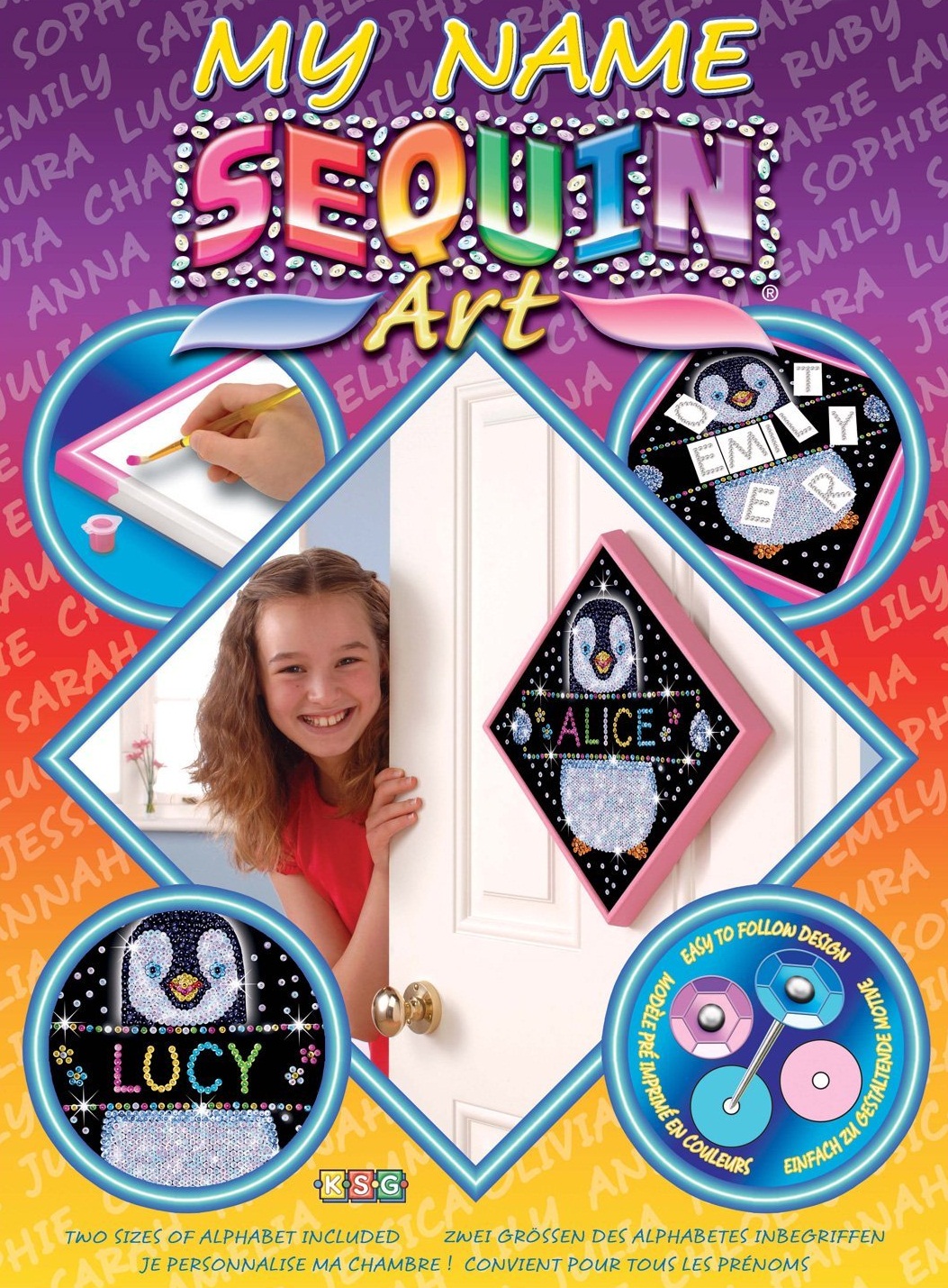 

Набор для творчества Sequin Art My Name Penguin 25х25 см (SA1206)