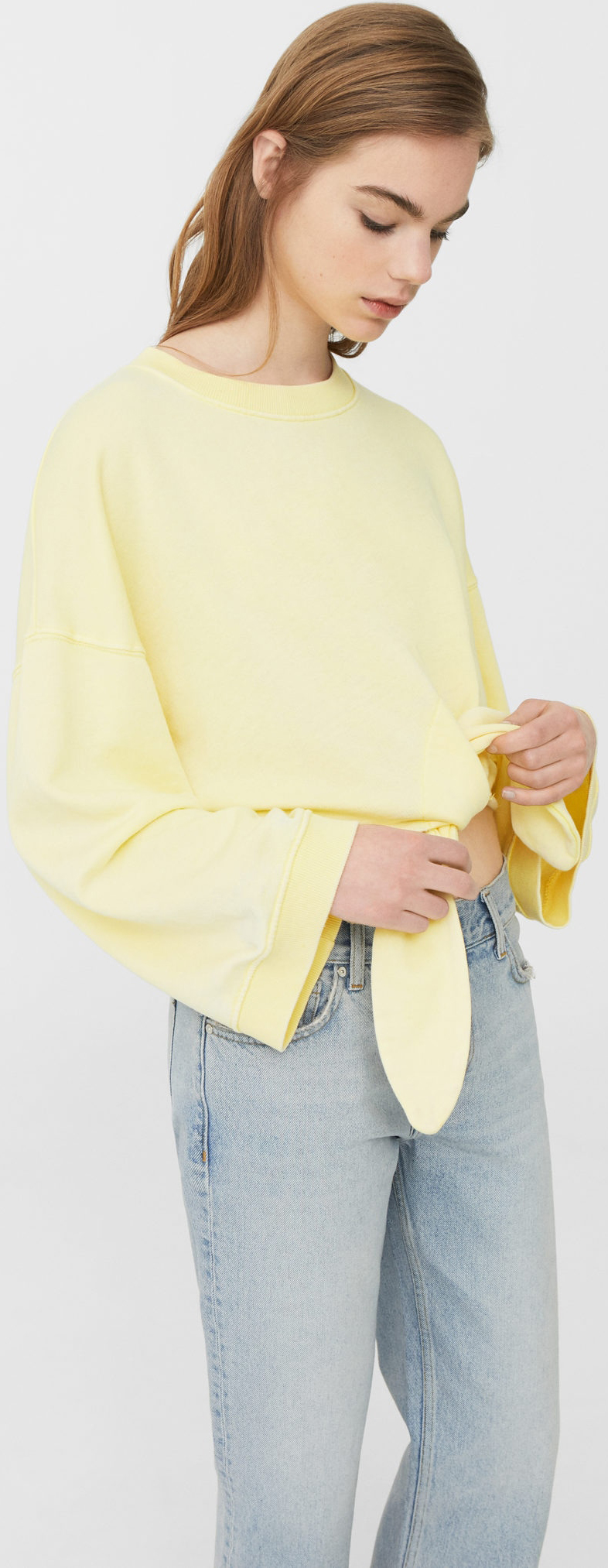 

Свитшот Mango 830LN041 M/L Пастельно-желтый