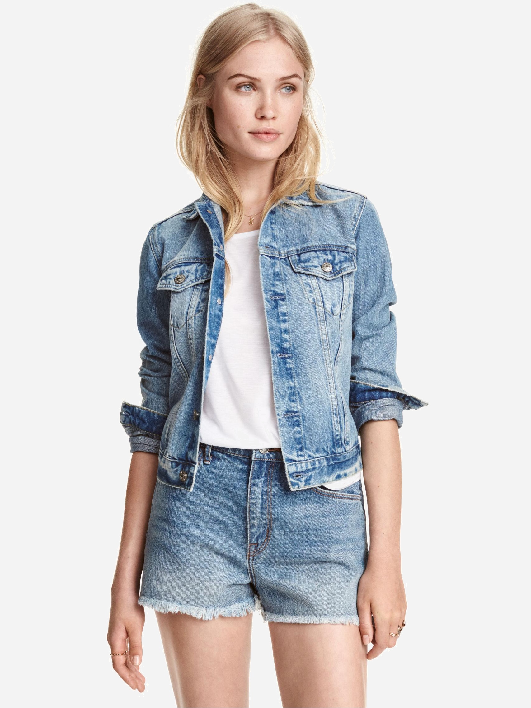 

Джинсовая куртка H&M XAZ158775BGDL 42 Синяя