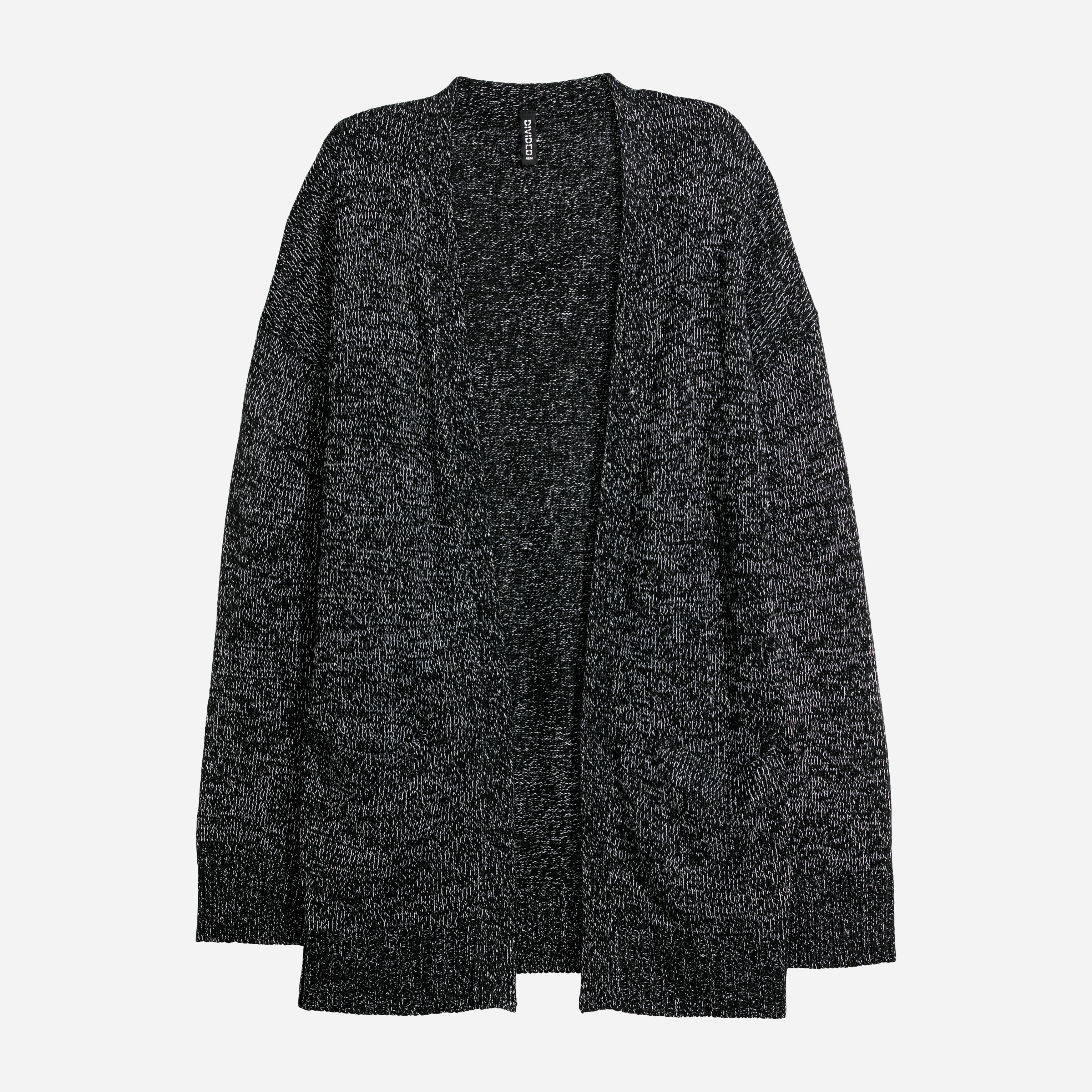 

Кардиган H&M XAZ099971HNAQ L Счерный с серым