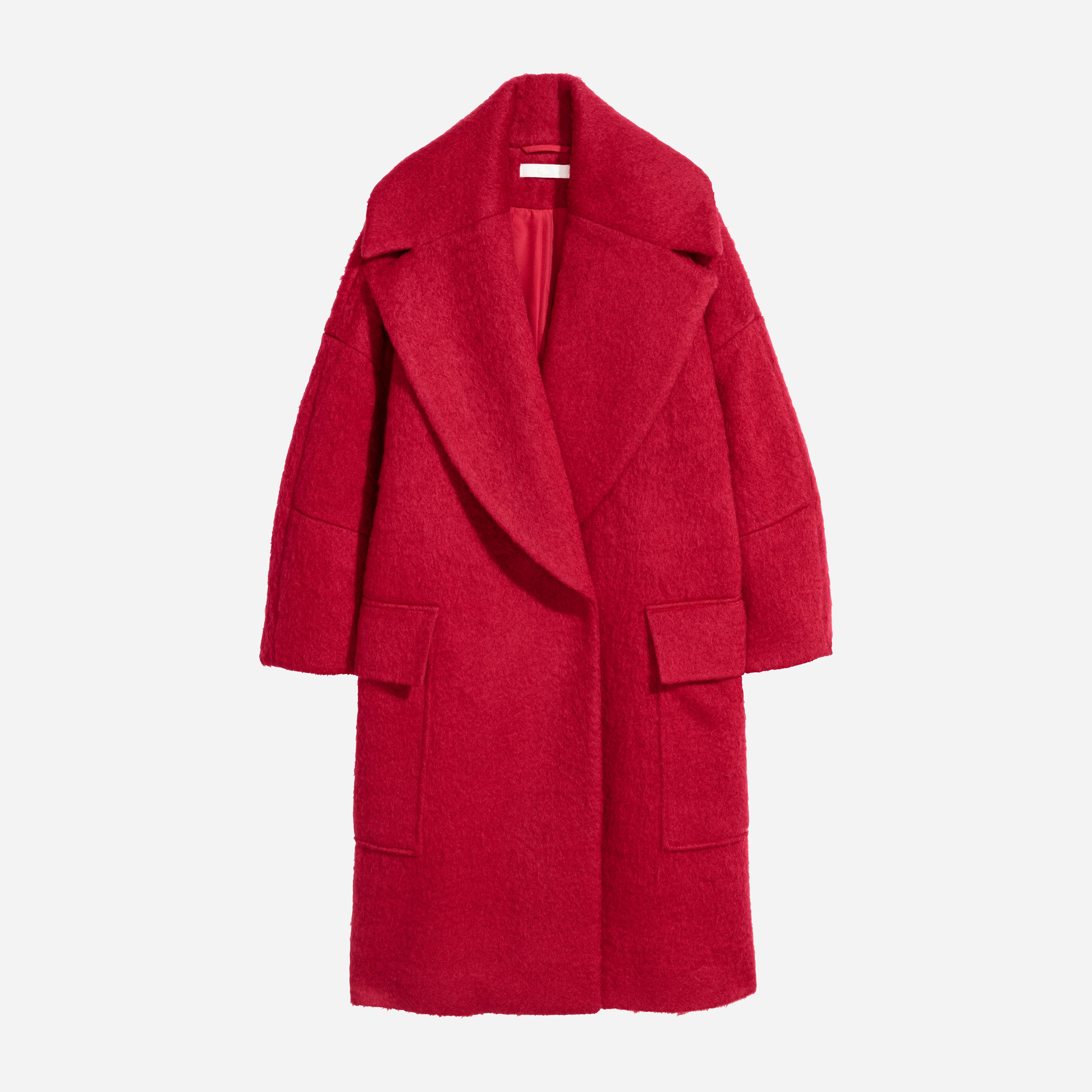 

Пальто H&M XAZ155824GVFC 46 Темно-красное