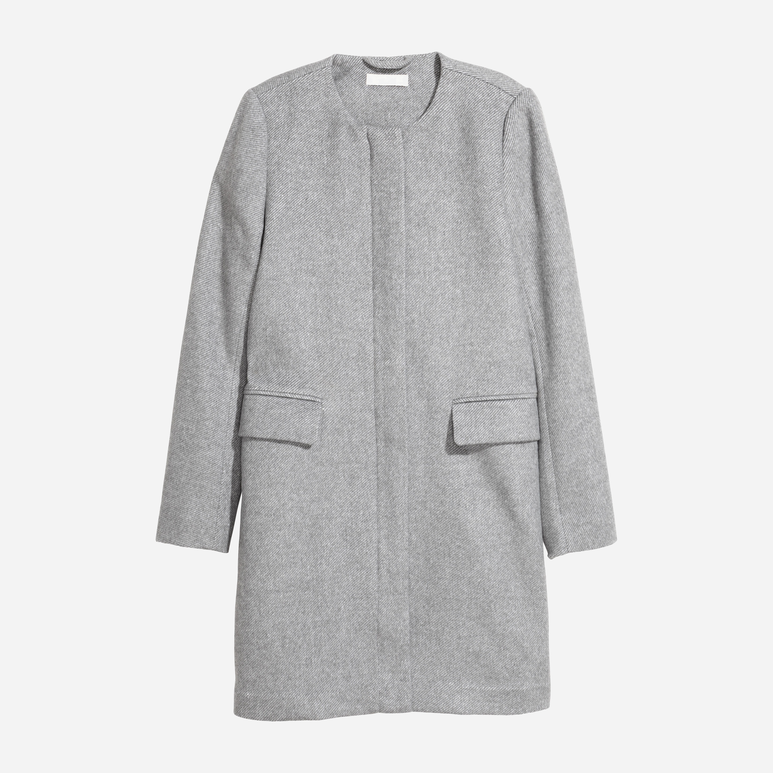 

Пальто H&M XAZ155824PXAG  Серое, Пальто H&M XAZ155824PXAG 36 Серое