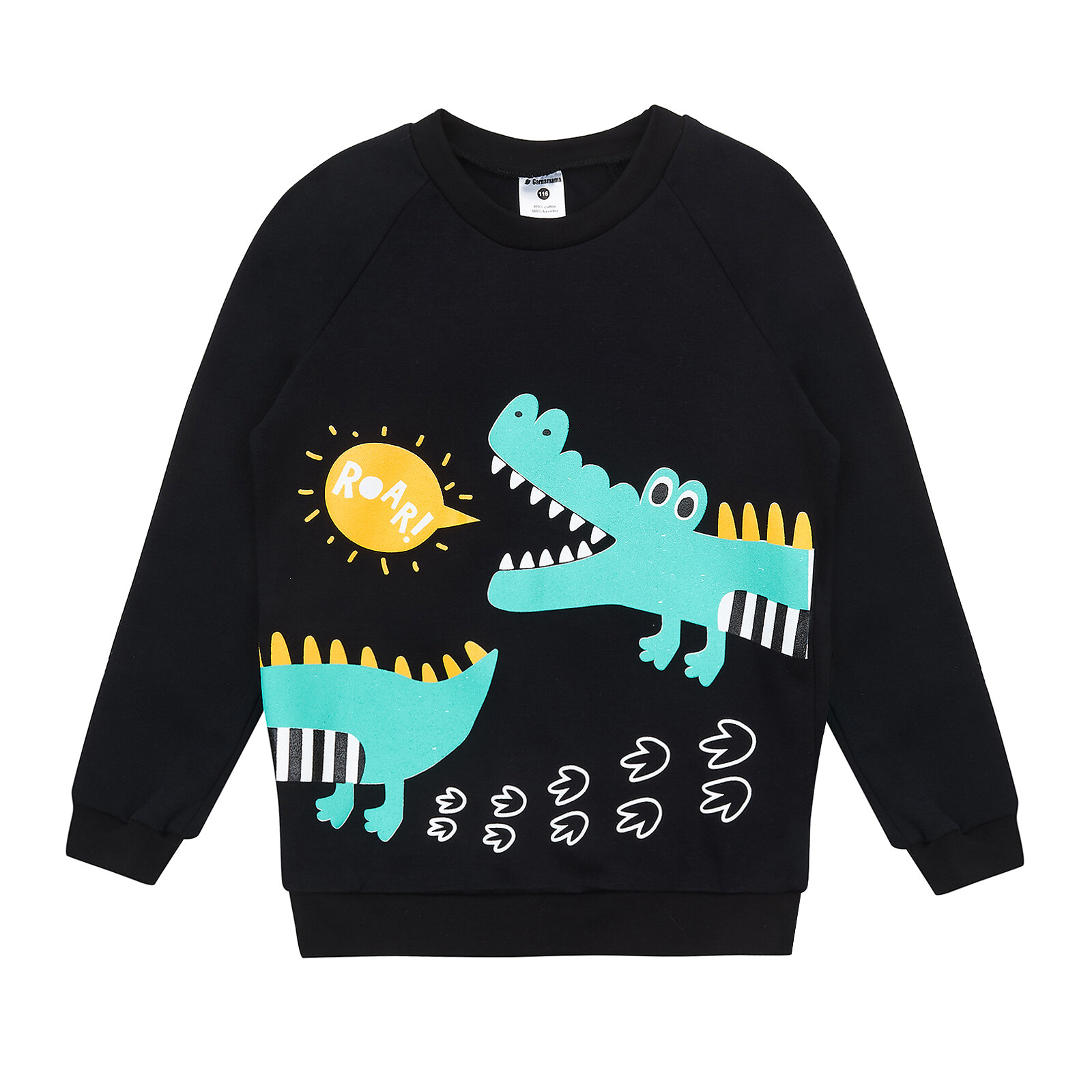 

Реглан Garnamama Happy Monster Long sleeve 3 134 Черный (811948.975221)