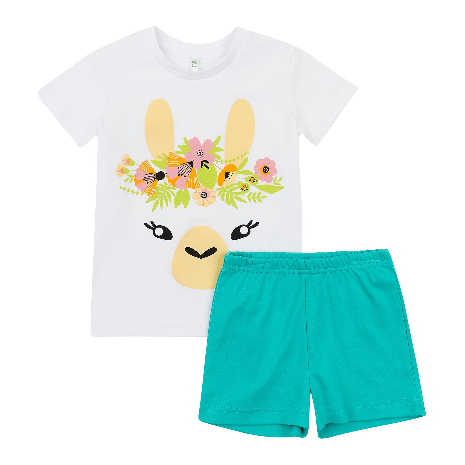 

Пижама O! clothing Lama PG 122-128 Белый Зеленый (790334.1123434)