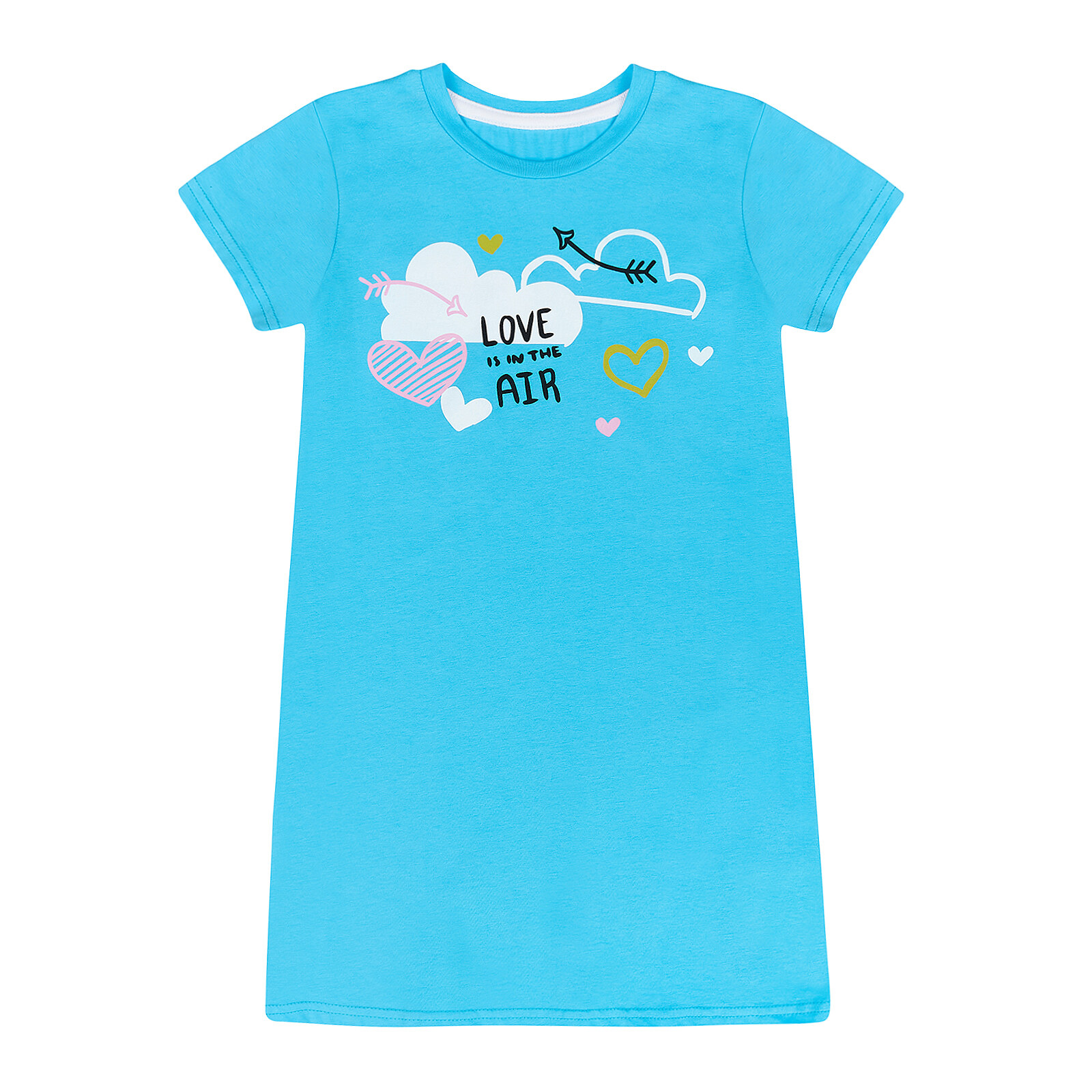 

Ночная рубашка Garnamama I LOVE ART Nightshirt 128 Голубой (798704.997633)