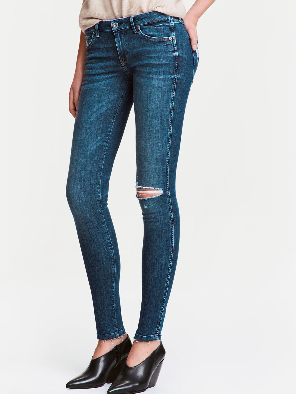 

Джинсы H&M 0424664 W24 L30 Синие