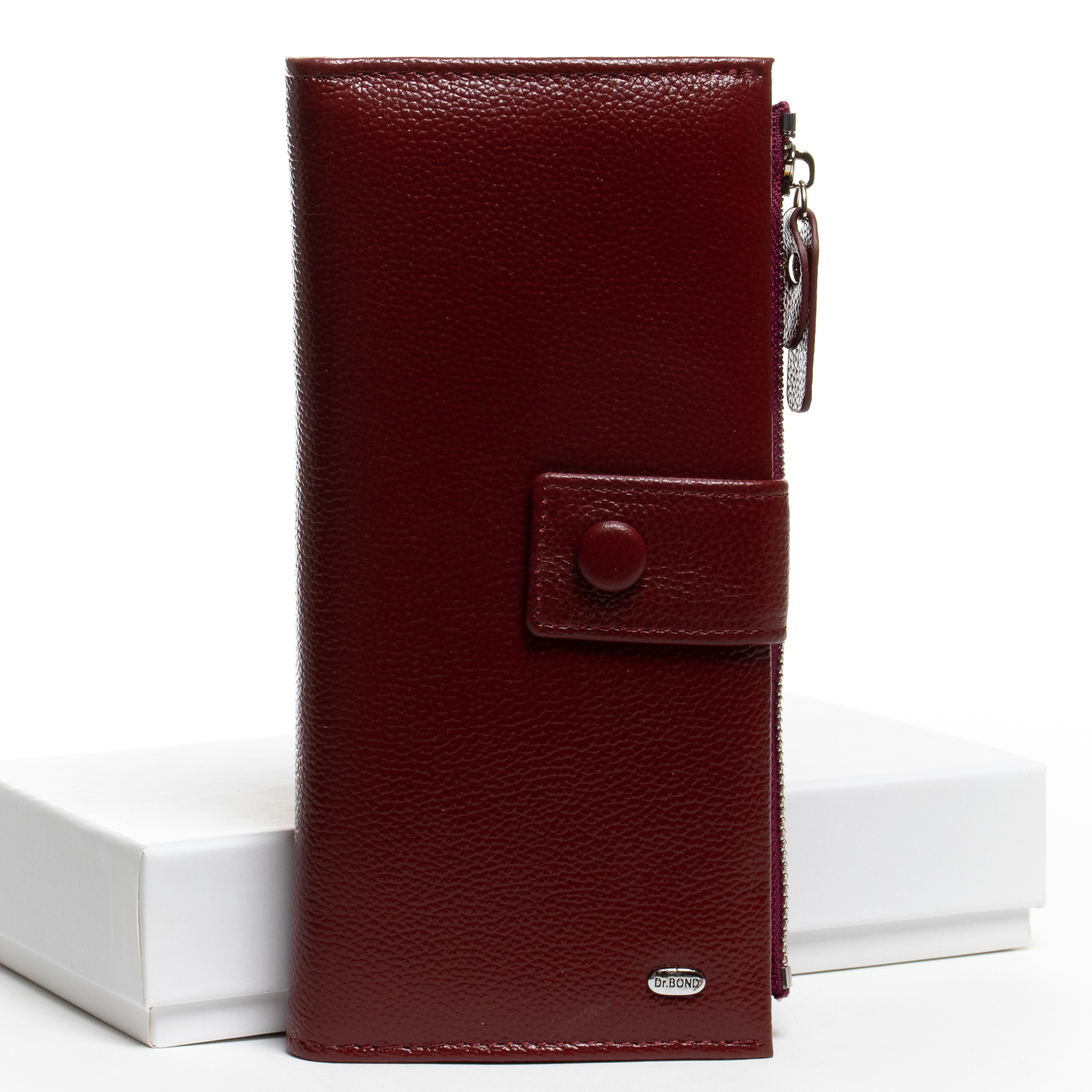 

Кошелек Classic кожа DR. BOND WMB-1 bordo