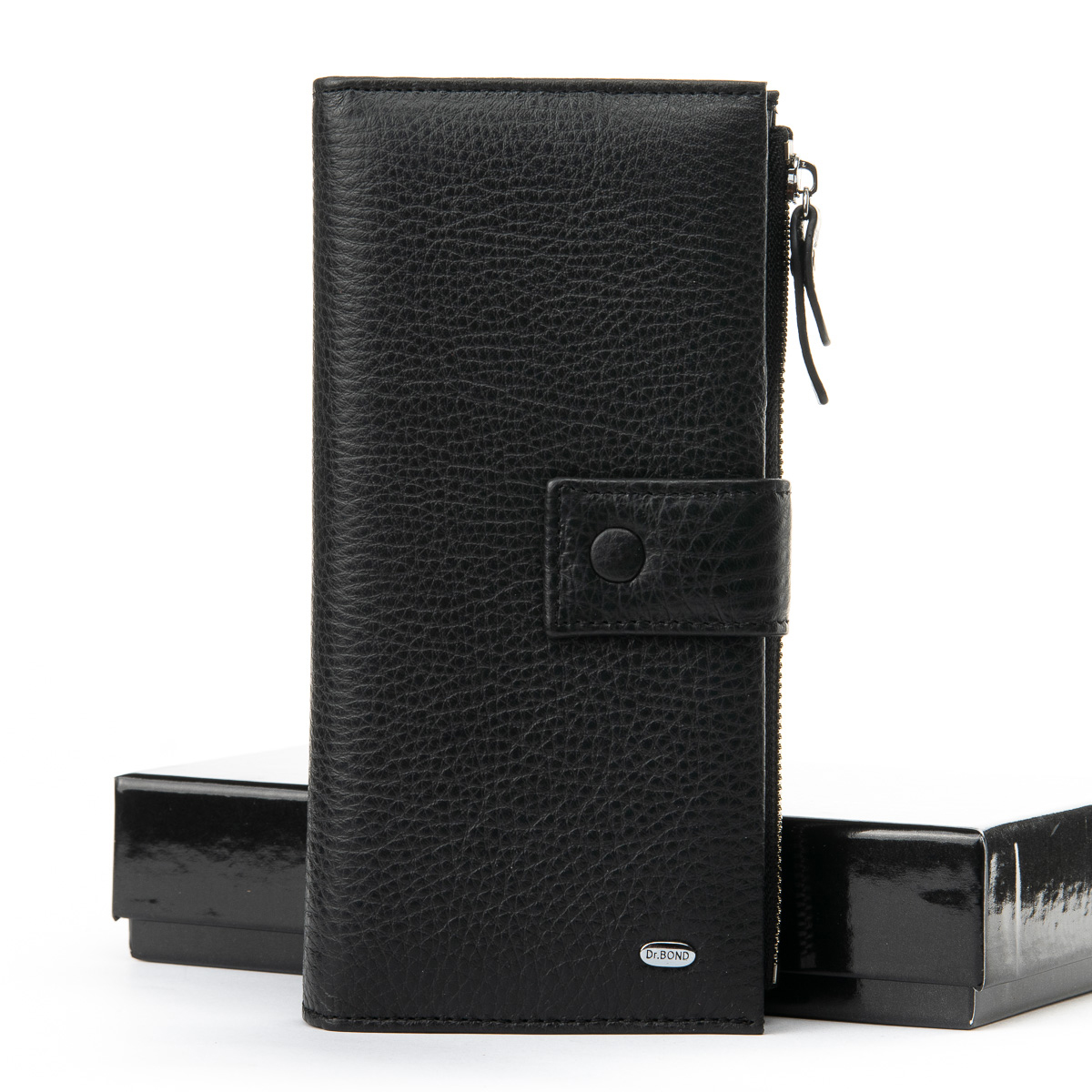

Кожаный кошелек DR. BOND 31317 black