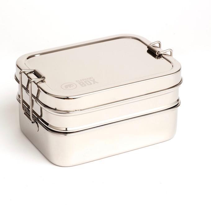 

Сталевий ланч бокс Elephant Box на 3 секції, Three-in-One Snackbox