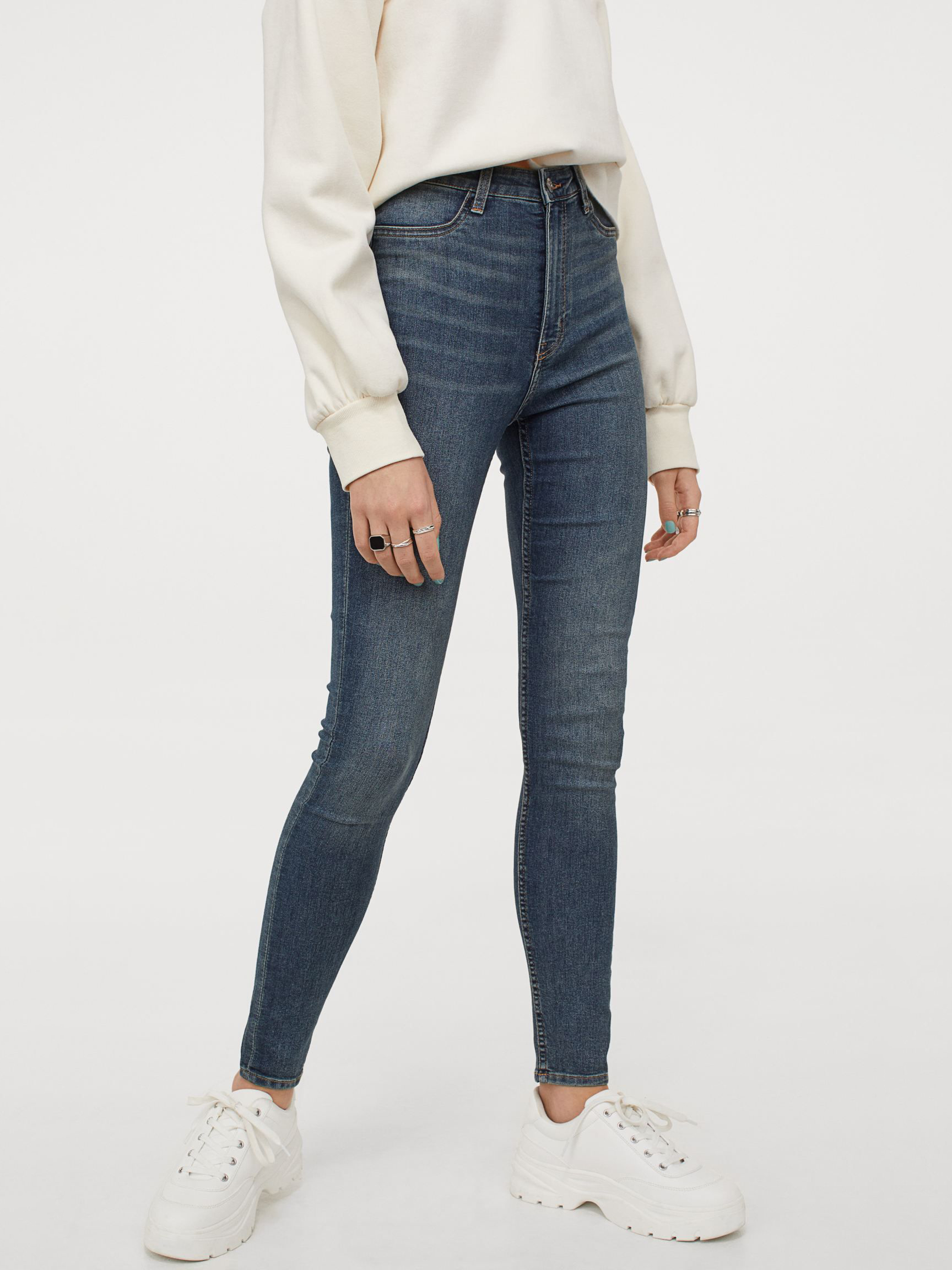 

Джинсы H&M 97162409 36 Темно-синие