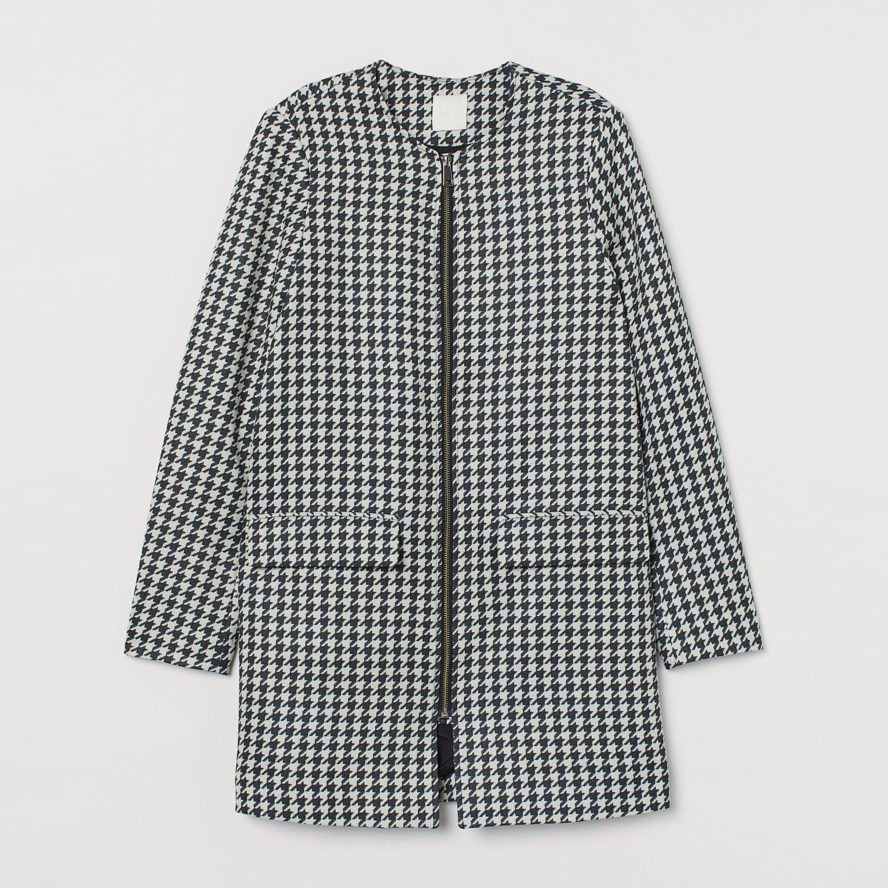 

Тренч H&M XAZ236379PPUT 34 Белый с черным