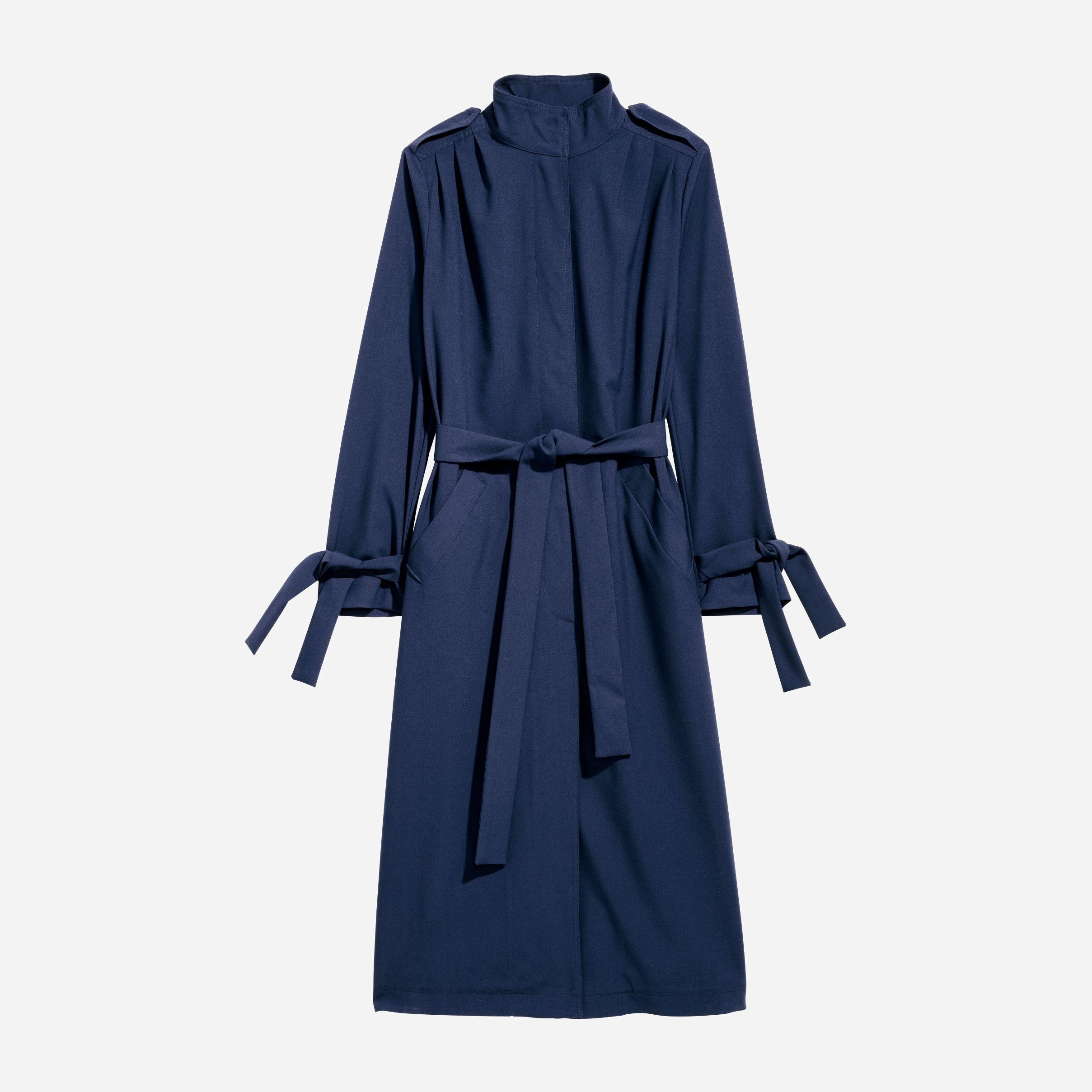

Тренч H&M XAZ280845EVSM 34 Темно-синий