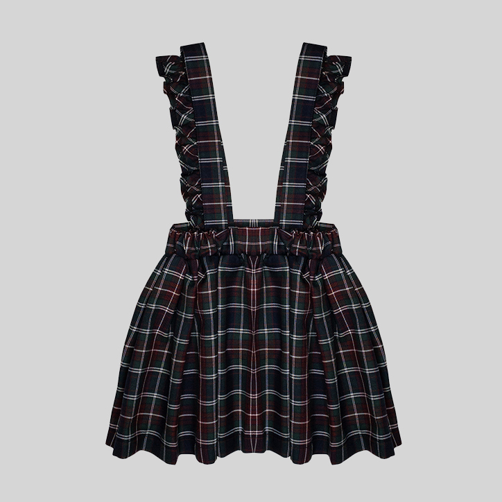 

Сарафан Sasha 4454/4 134 см Клетка Зеленый/Бордовый