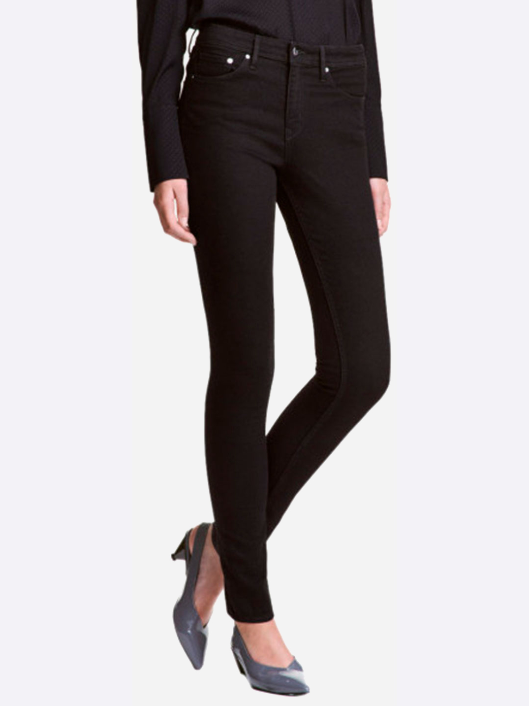 

Джинсы H&M 25544507 36 Черные (9999965933849_AB5000000606788_hm03489573647)