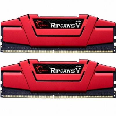 

Модуль памяти для компьютера DDR4 8GB (2x4GB) 2400 MHz RIPJAWS V RED G.Skill (F4-2400C17D-8GVR)