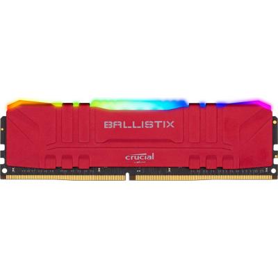 

Модуль памяти для компьютера DDR4 8GB 3200 MHz Ballistix Red RGB Micron (BL8G32C16U4RL)