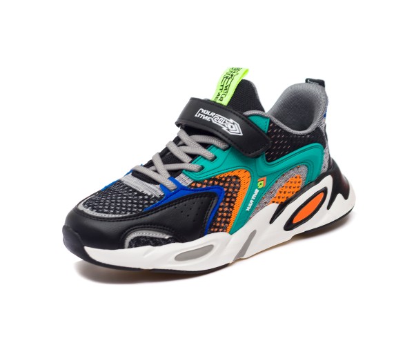 

Кроссовки Fashion LHX42516S черн/зелен (38-41) Чёрный 38