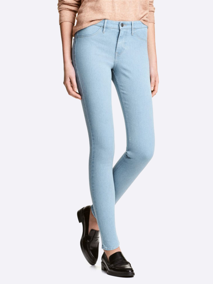 

Джинсы H&M 2hm044400152  Голубые, Джинсы H&M 2hm044400152 24 Голубые