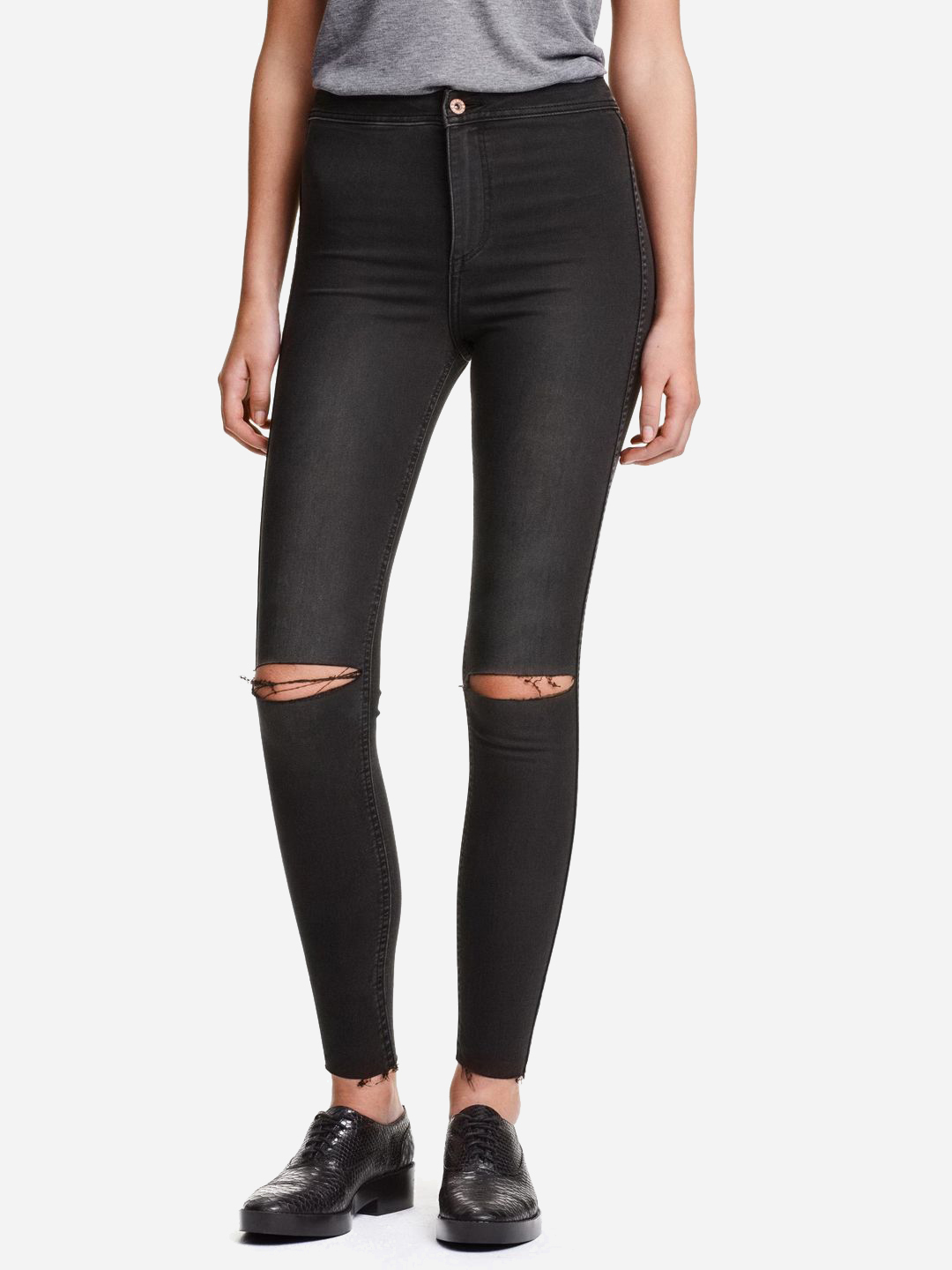 

Джинсы H&M 0294695-3  Темно-серые (СА2000001614518, Джинсы H&M 0294695-3 30 Темно-серые (СА2000001614518)