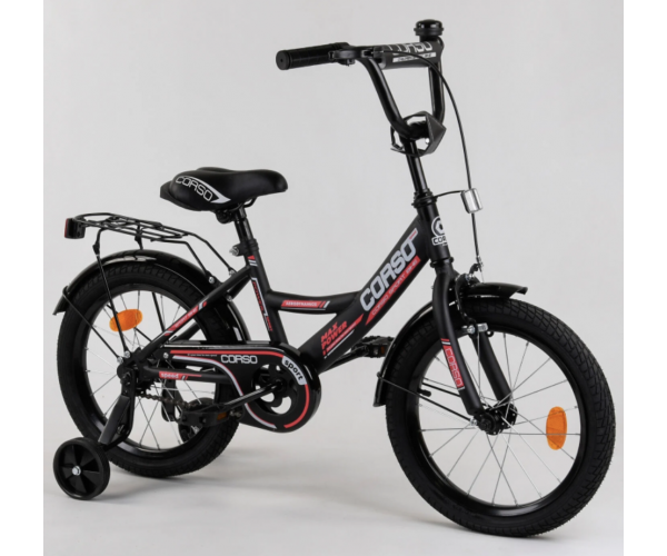 

Велосипед двухколесный CORSO MaxPower CL-16622 16", Черный