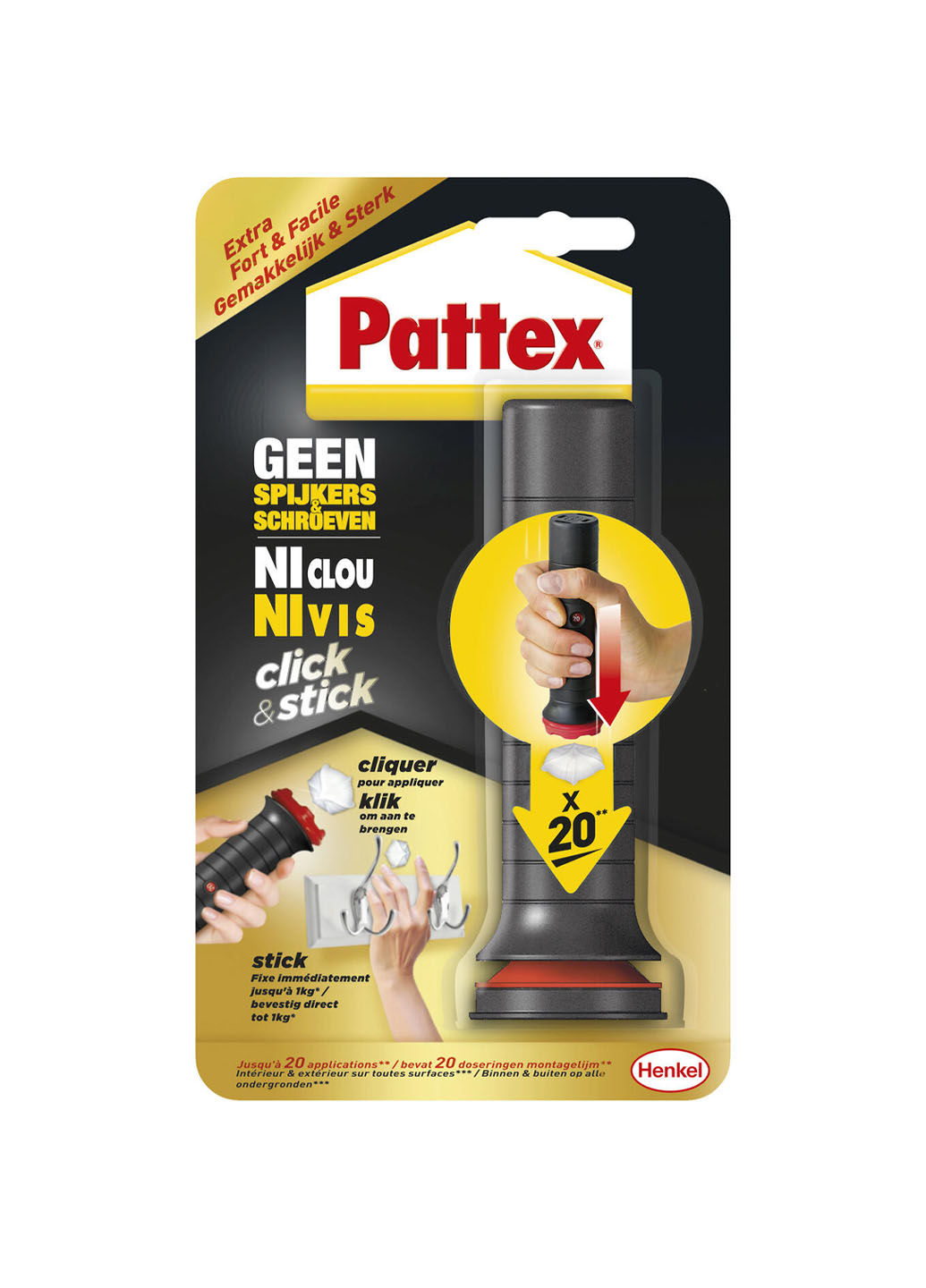 

Клей Click & stick PATTEX белый LI-551097