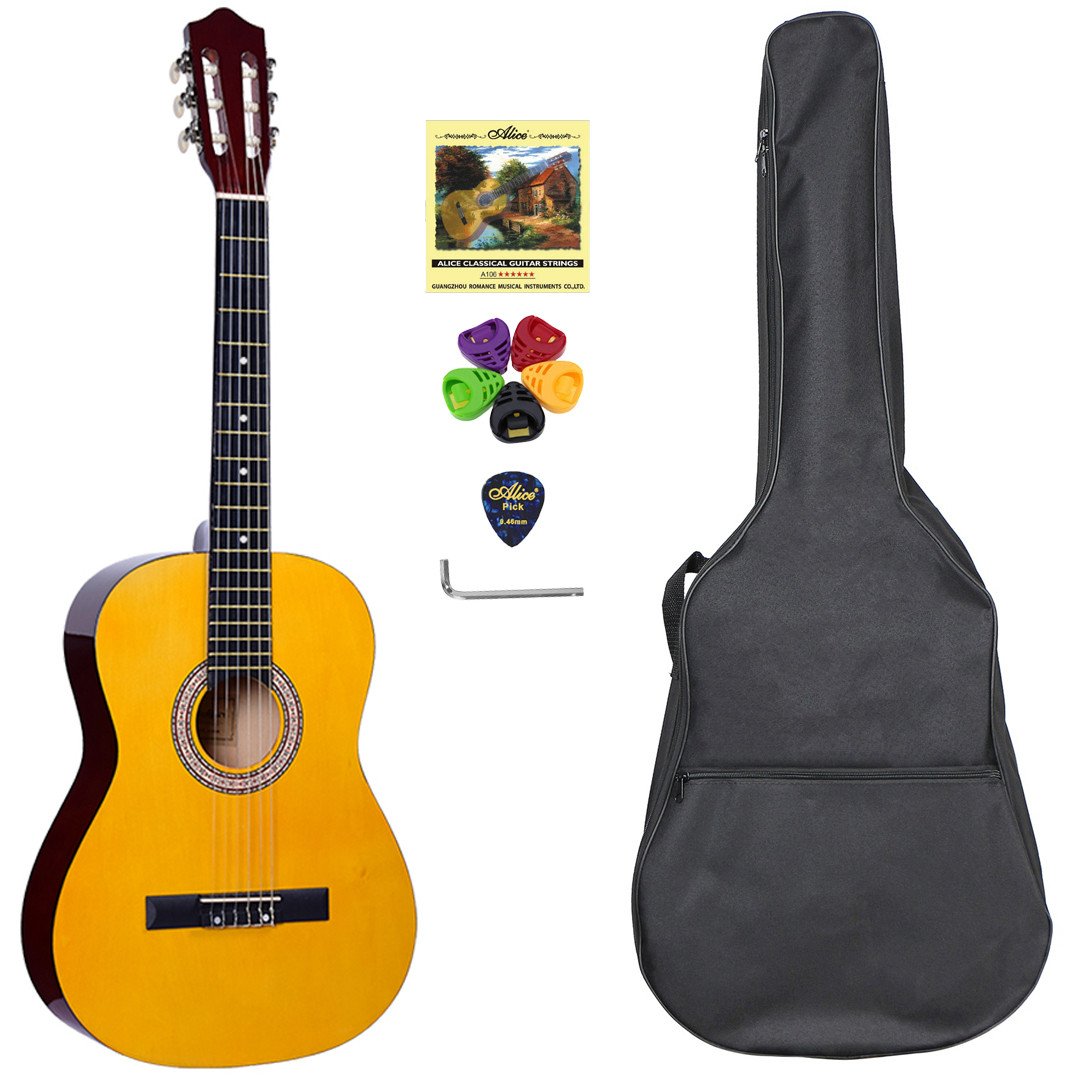 

Гитара классическая 4/4 Olive Tree CG-39 YN (чехол, медиатор, копилка, струна, ключ)