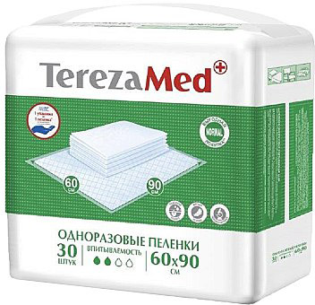 

Пеленки одноразовые TerezaMed Normal 60x90 см 30 шт (4680007000336)