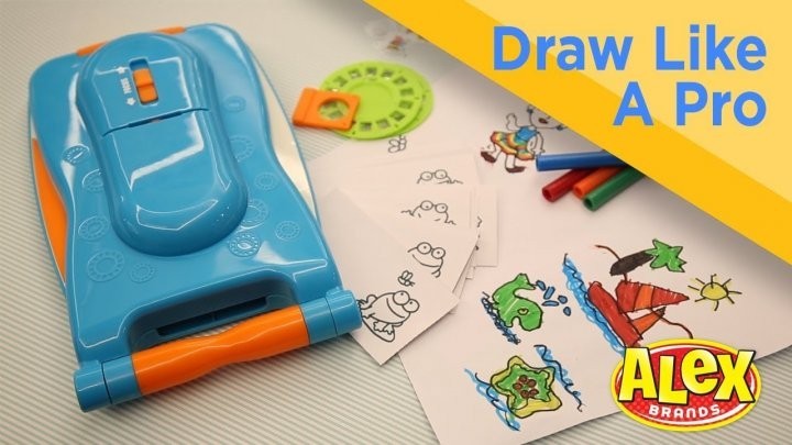 

Набор для рисования, набор для творчества, проектор Alex Art Draw Like A Pro