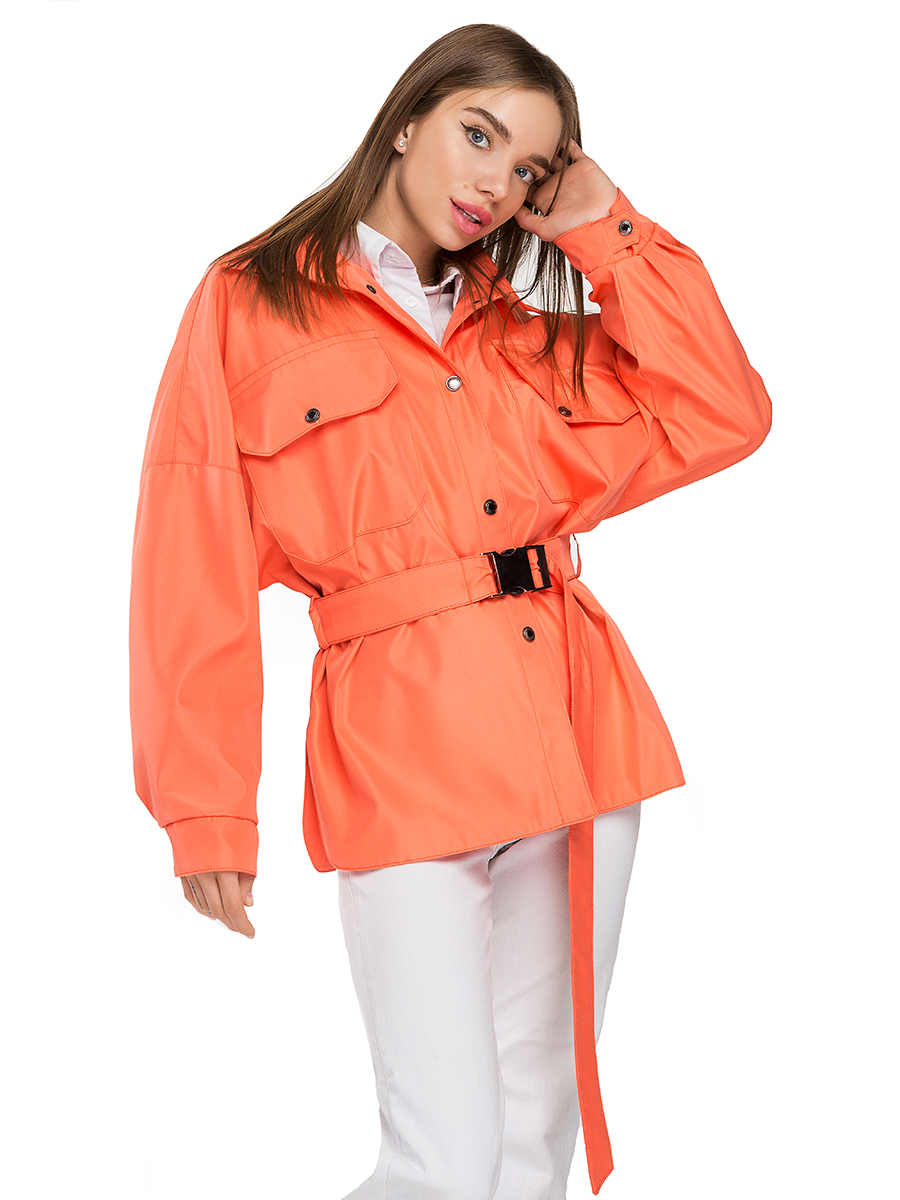 

Fashions • Тонкая ветровка-рубашка Паула Fashions  коралл (7411, Fashions • Тонкая ветровка-рубашка Паула Fashions 48-52 коралл (7411)