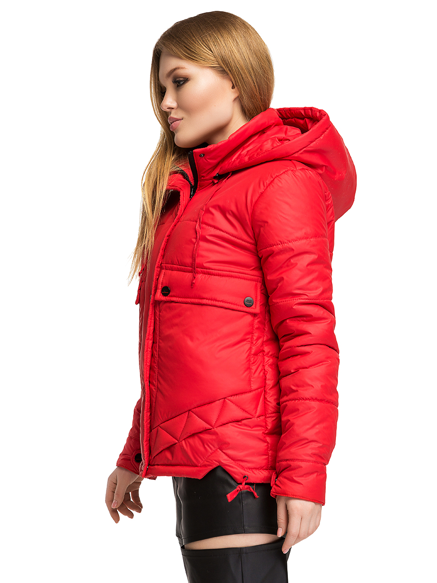 

Fashions • Демисезонная куртка Леся Fashions 50 красный (1035)