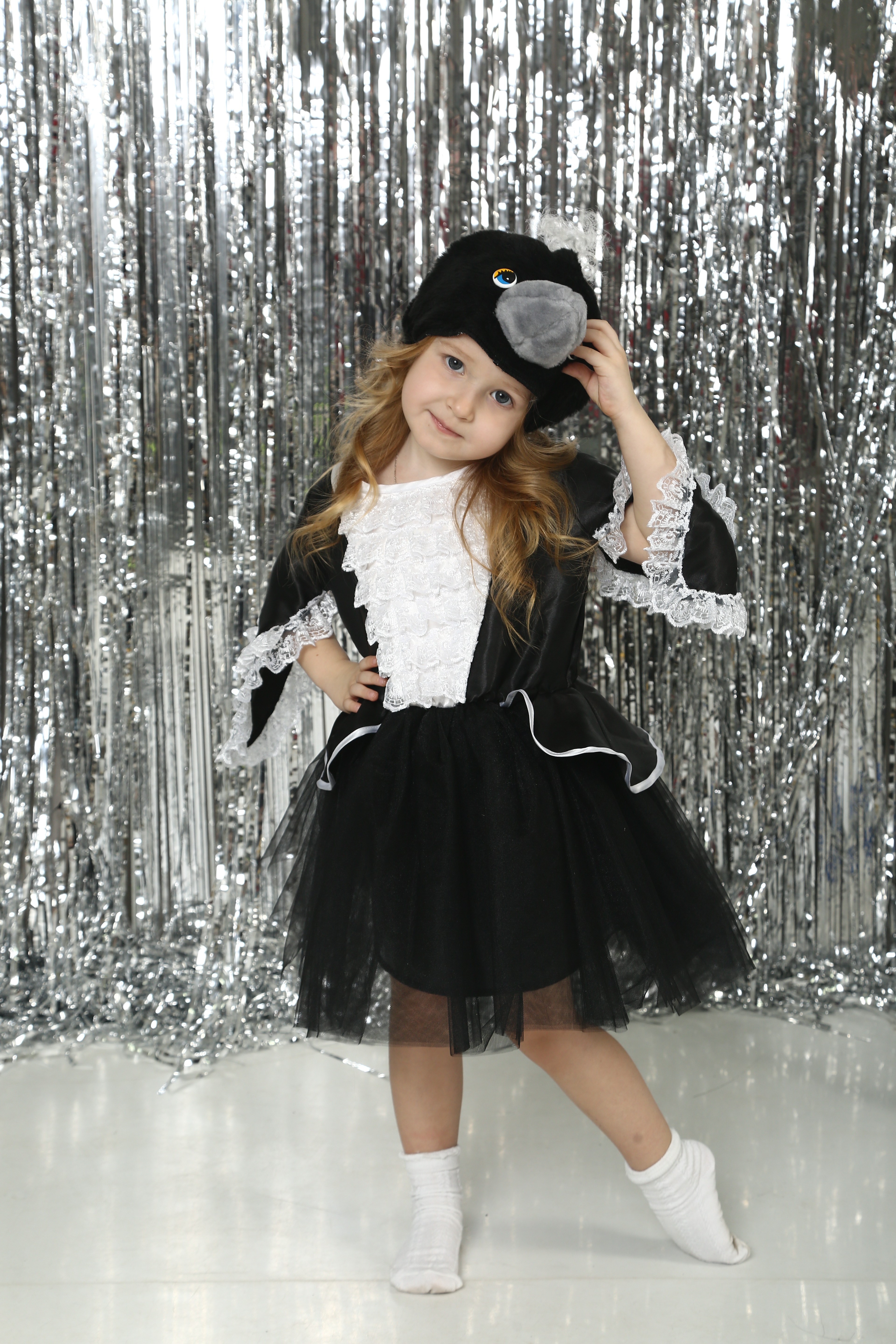 

Карнавальный костюм I.V.A.moda Сорока 28 черный iva-328